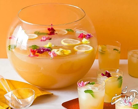 طرز تهیه پانچ لیمو و آناناس طرز تهیه آبمیوه پانچ, پانچ نوشیدنی سرد, نوشیدنی پانچ